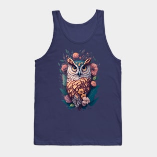 Retro Owl Tank Top